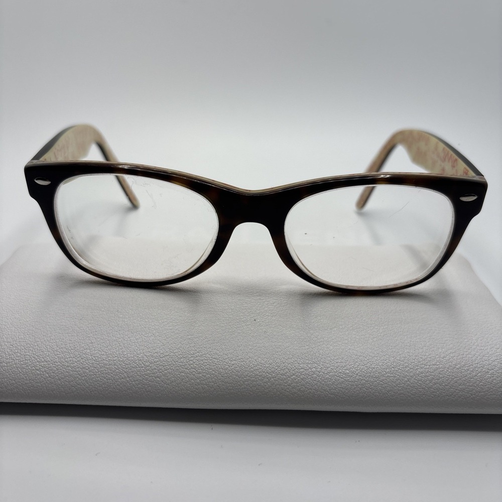 Ray Ban RB 5184 5057 50-18-145 Brown Tortoise Red Eyeglasses Frames #C35
